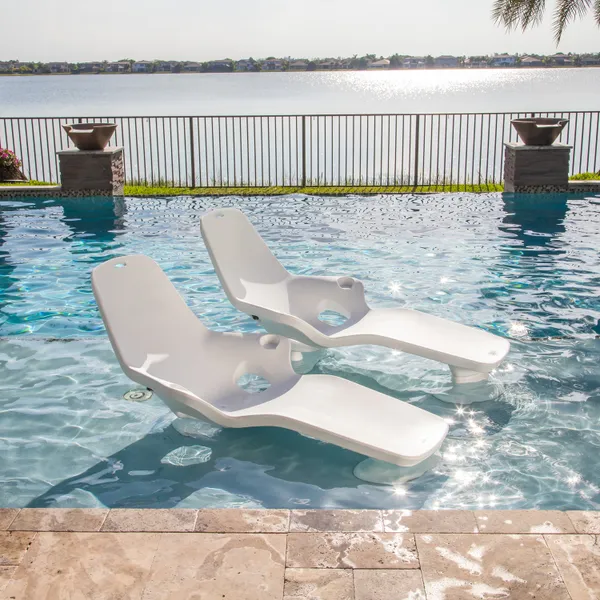 Tenjam Shayz Lounge Chair Set of 2 in-pool furniture - loungers